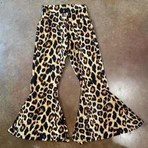 Leopard Print Bell Bottoms